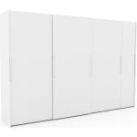 Dressing - Blanc, design, armoire penderie pour chambre ou entrée, haut de gamme, avec portes coulissantes - 354 x 232 x 65 cm, modulable