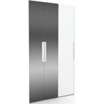 Dressing - Miroir/Blanc, design, armoire penderie pour chambre ou entrée, à portes battantes - 134 x 232 x 62 cm, modulable