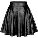 Jupes Dresstells noires à carreaux à paillettes de tennis minis Taille M look Skater pour femme en promo 