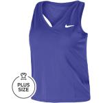 Débardeurs Nike Dri-FIT violets Taille 3 XL plus size pour femme 