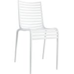 Chaises de jardin design Driade Pip-e blanches 
