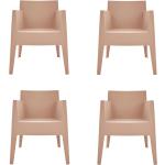 Driade Toy - Ensemble de 4 fauteuils de jardin nude carnation DIC C104 PxHxP 62x78x58cm