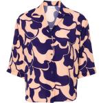 Chemises Dries van Noten violettes imprimées à manches trois-quart Taille XXS pour femme 