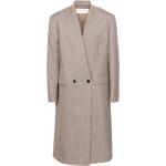 Manteaux en laine Dries van Noten multicolores à rayures en feutre à manches longues à col en V pour homme 
