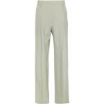 Pantalons de costume Dries van Noten verts à rayures Taille XS W38 L36 pour femme 