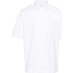 Chemises Dries van Noten blanches en popeline à manches courtes à manches courtes Taille 3 XL classiques pour homme 