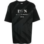 T-shirts à imprimés Dries van Noten noirs à logo à manches courtes à col rond Taille XL look casual 