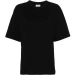 T-shirts col rond Dries van Noten noirs en jersey à manches courtes à col rond Taille XS pour femme 