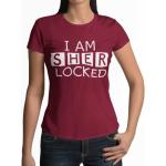 Drôle Sherlock Holmes T-Shirt Femme Je Suis Sherlocked Cadeau