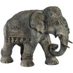 Statuettes DRW en résine à motif éléphants de 59 cm style ethnique 