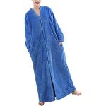 Peignoirs en éponge bleus en éponge Taille XL look fashion pour femme 