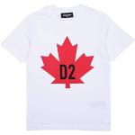 T-shirts à manches courtes Dsquared2 blancs lot de 2 Taille 10 ans look fashion pour garçon de la boutique en ligne Amazon.fr 