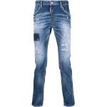 Jeans Dsquared2 bleu indigo délavés stretch Taille 3 XL W46 classiques pour homme 