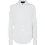 Chemises Dsquared2 blanches col italien à manches longues Taille XL pour femme 