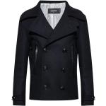 Manteaux en laine Dsquared2 noirs Taille 3 XL pour homme 