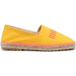 Chaussures casual Dsquared2 jaunes tressées en caoutchouc Pointure 41 look casual pour homme en promo 