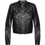 Dsquared2 - Jackets > Leather Jackets - Black -