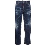Jeans droits Dsquared2 bleus Taille XS W40 pour femme en promo 
