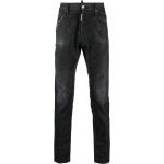 Jeans slim Dsquared2 noirs délavés stretch Taille 3 XL W44 pour homme en promo 