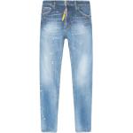 Jeans slim Dsquared2 bleus en feutre Taille XL look vintage 
