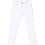 Jeans strectch Dsquared2 blancs en cuir de veau Taille 12 ans classiques pour garçon en promo de la boutique en ligne Farfetch.com 
