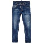 Jeans skinny Dsquared2 bleus en cuir Taille 10 ans look Skater pour garçon de la boutique en ligne Miinto.fr avec livraison gratuite 