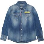 Chemises en jean Dsquared2 bleues en denim Taille 2 ans pour fille de la boutique en ligne Miinto.fr avec livraison gratuite 