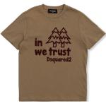 T-shirts à col rond Dsquared2 marron clair Taille 8 ans pour fille de la boutique en ligne Miinto.fr avec livraison gratuite 