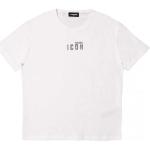 T-shirts à col rond Dsquared2 blancs lavable en machine Taille 10 ans classiques pour fille de la boutique en ligne Miinto.fr avec livraison gratuite 