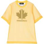 T-shirts à col rond Dsquared2 jaunes Taille 8 ans pour fille de la boutique en ligne Miinto.fr avec livraison gratuite 