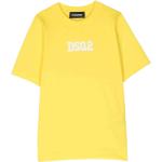 T-shirts à col rond Dsquared2 jaunes Taille 10 ans classiques pour fille de la boutique en ligne Miinto.fr avec livraison gratuite 