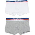 Boxers short Dsquared2 blancs à rayures en coton lot de 2 Taille 2 ans pour garçon de la boutique en ligne Miinto.fr 