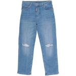 Pantalons Dsquared2 bleus en coton Taille 10 ans pour fille de la boutique en ligne Yoox.com avec livraison gratuite 