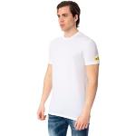 T-shirts de printemps Dsquared2 blancs à logo en coton à manches courtes à manches courtes Taille XL look casual pour homme 