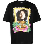 T-shirts Dsquared2 noirs Bob Marley Taille XL look fashion 