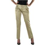Pantalons chino Dsquared2 beiges en coton Taille XS look fashion pour femme 