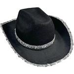 Chapeaux en feutre noirs patchwork en feutre à strass Tailles uniques look fashion pour femme 