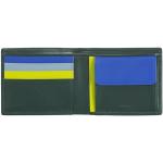 Porte-cartes bancaires Dudu multicolores en cuir avec blocage RFID look fashion pour homme 