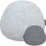 Coussins de sol gris clair à carreaux en feutre fermes 40x37 cm modernes pour enfant 