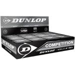 Dunlop Compétition Tube de Squash Balles, Mixte Adulte, Noir, 12 balles