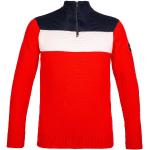 Pullovers d'hiver rouges à motif ville Taille XL look fashion pour homme 