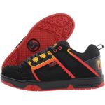 DVS Men's Comanche Black Red Yellow Nubuck Low Top Sneaker Shoes 9.5