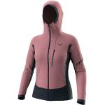 Vestes de ski Dynafit roses respirantes look fashion pour femme 