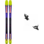 Fixations ski de randonnée Dynafit violettes 165 cm 