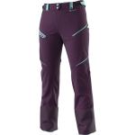 Pantalons de randonnée Dynafit violets en gore tex imperméables Taille M pour femme 