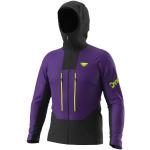 Vestes de ski Dynafit violettes en shoftshell coupe-vents respirantes Taille XXL look fashion pour homme 