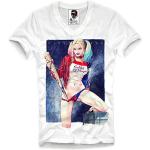 E1SYNDICATE T T-Shirts à Manches Courtes Daddy's Lil Monster Harley Quinn Suicide Squad Margot Robbie(X-Large)