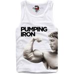 E1SYNDICATE Tank Top T-Shirts à Manches Courtes Pumping Iron Arnold Schwarzenegger Gym WHEY(Small)