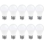 Lampes ampoules E27 blanches en aluminium 