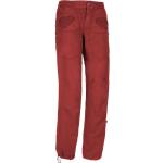 Pantalons de randonnée E9 rouges Taille L look urbain pour femme 